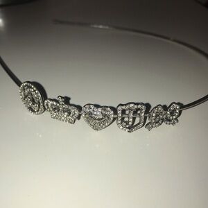 Juicy Couture Charms Silver Headband